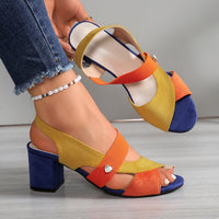 Georgina Open Toe Slingback Orthopedic Heels