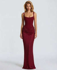 Hope Draped Corset Maxi Dress