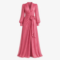 Jennifer Chiffon Wrap Maxi Dress