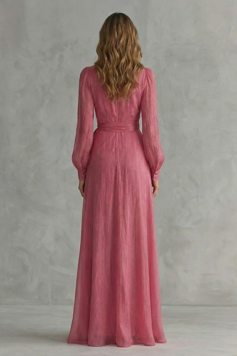 Jennifer Chiffon Wrap Maxi Dress_5