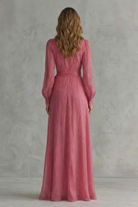 Jennifer Chiffon Wrap Maxi Dress