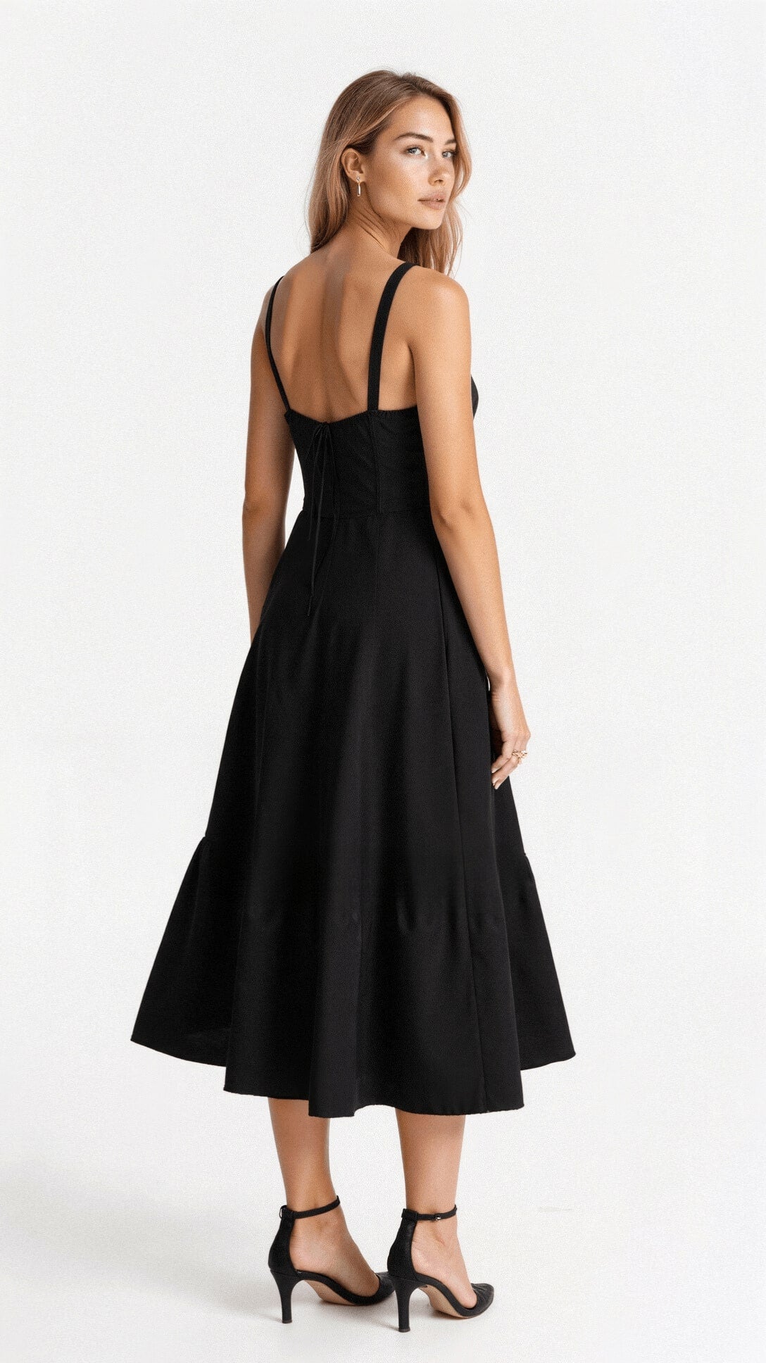Jeanette Floral Satin Midi Dress