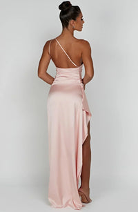 Mabelle Satin Split Maxi Dress