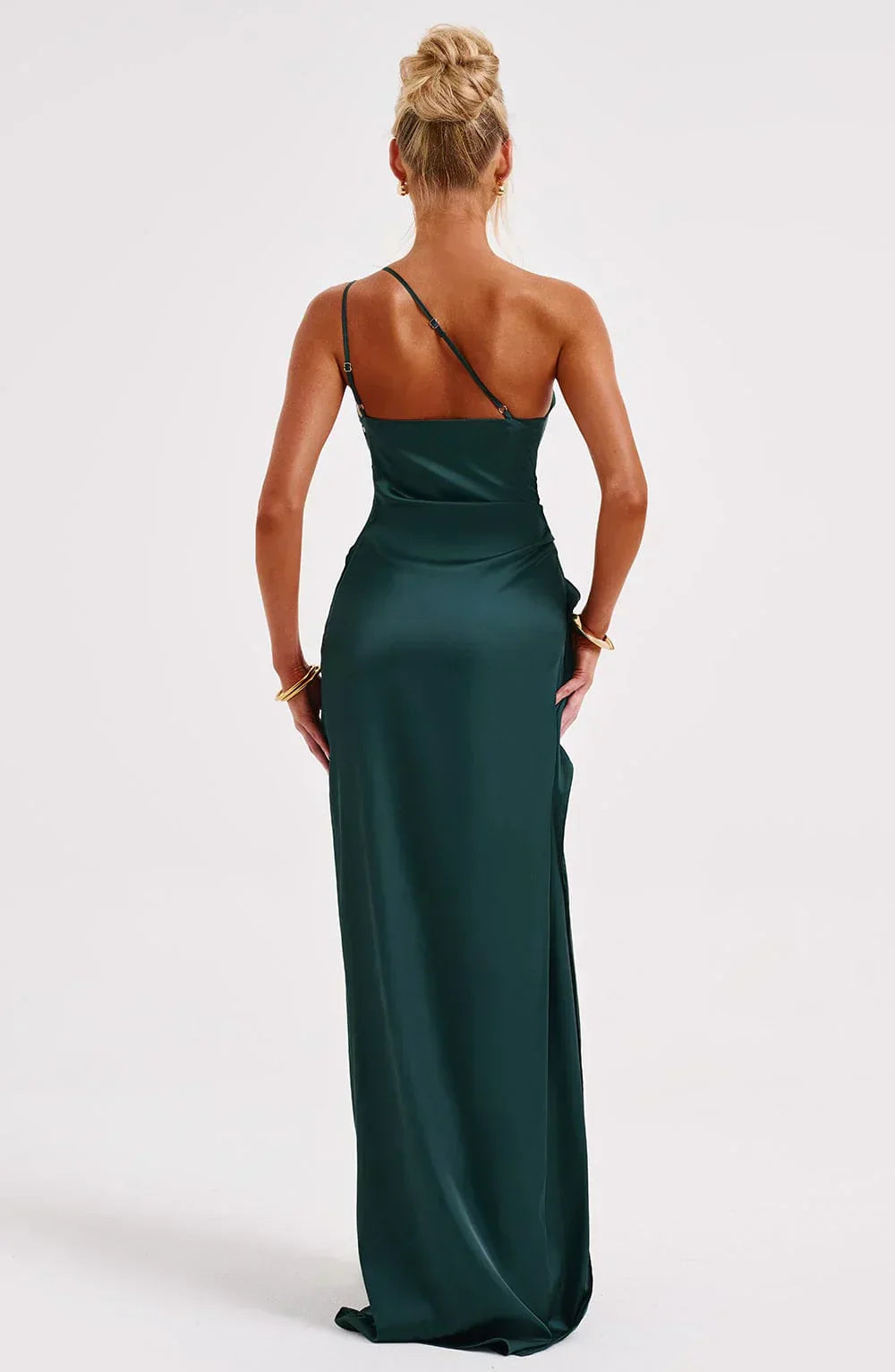 Mabelle Satin Split Maxi Dress