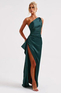 Mabelle Satin Split Maxi Dress