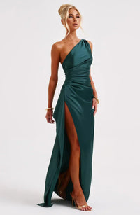 Mabelle Satin Split Maxi Dress