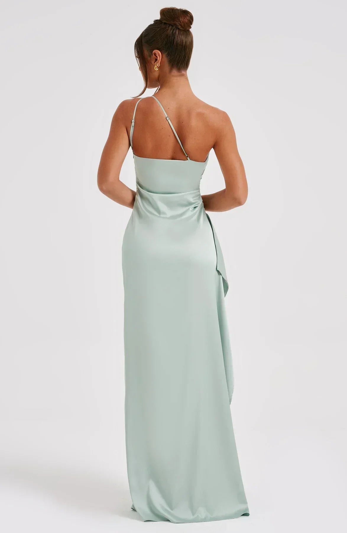 Mabelle Satin Split Maxi Dress