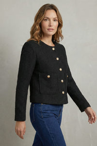 Ottoline Cropped Tweed Blazer