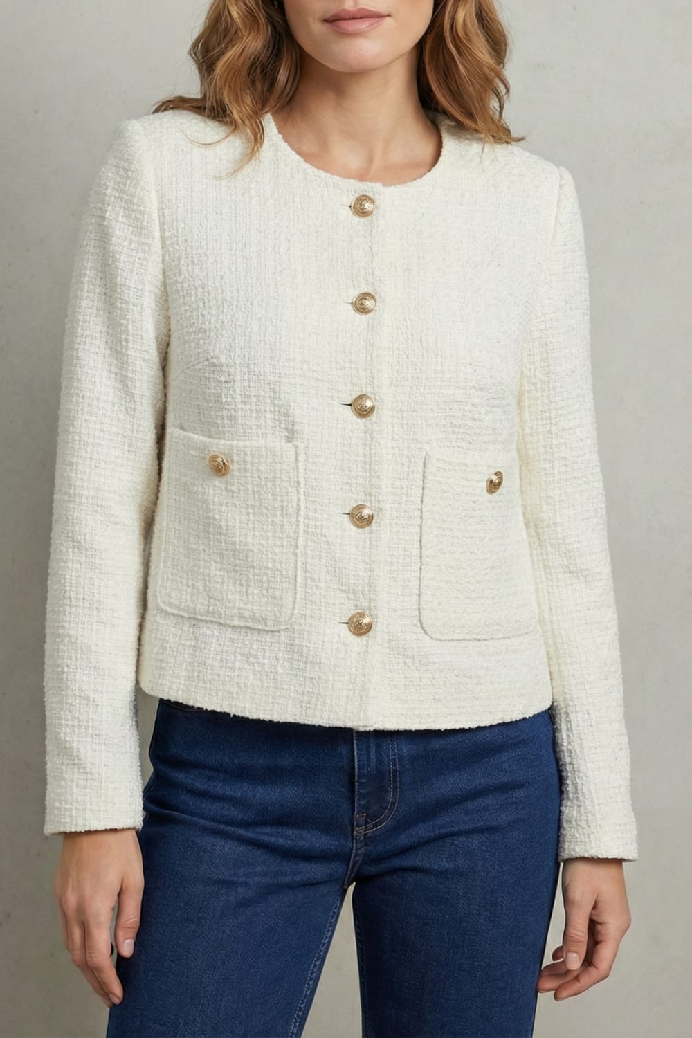 Ottoline Cropped Tweed Blazer