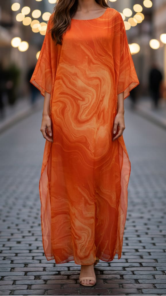 Cecelia Wedding Guest Batwing Sleeve Kaftan Maxi Dress_6