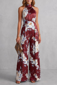 Lulu Floral Wide Leg Jumpsuit