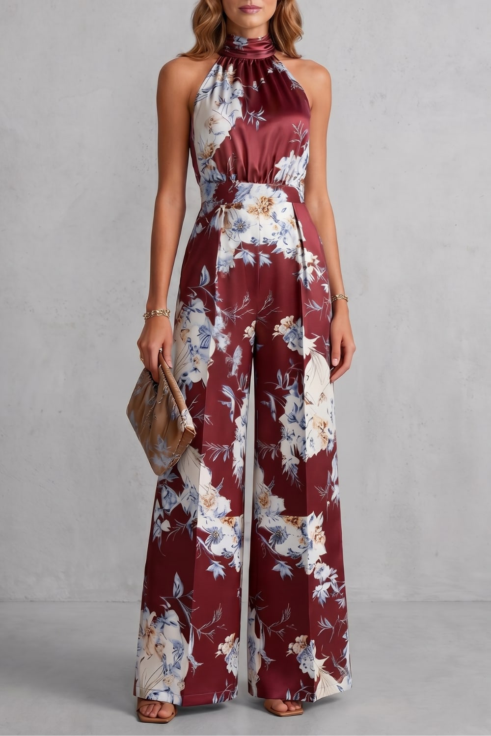 Lavinia Floral Wide Leg Jumpsuit