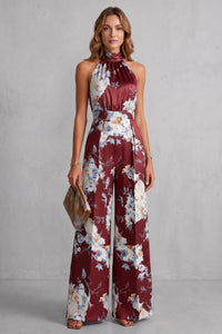 Lulu Floral Wide Leg Jumpsuit