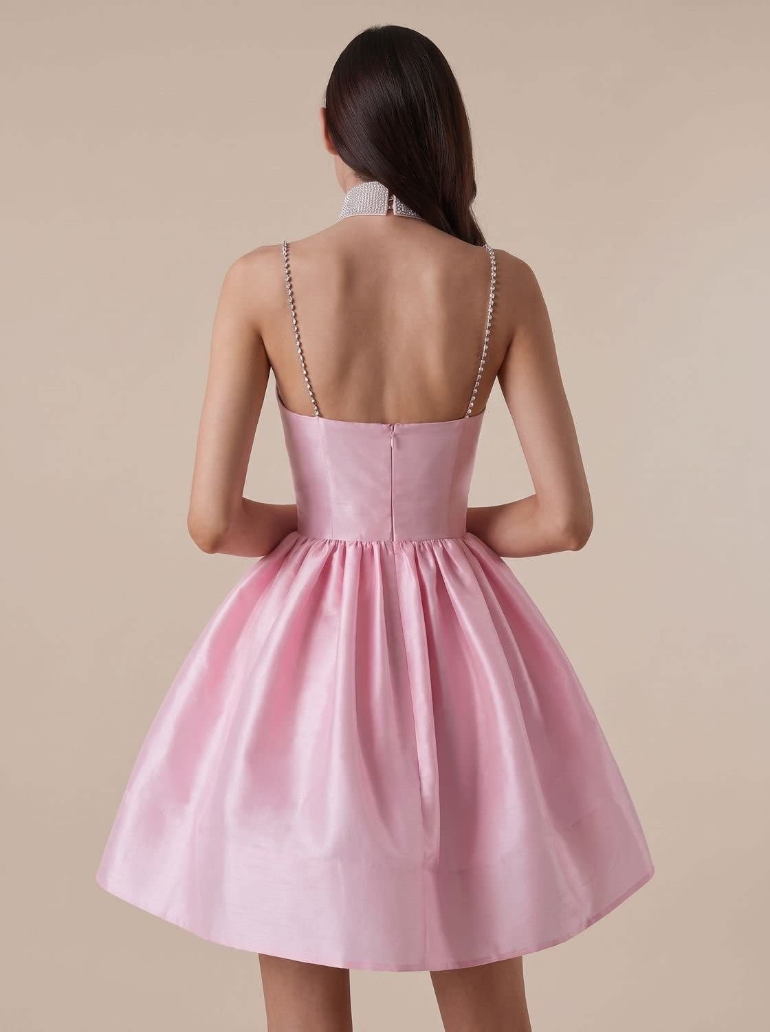 Ellie Satin Sweetheart Party Mini Dress