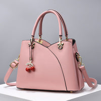 Arlene Cherry Charm Top Handle Handbag
