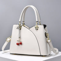 Arlene Cherry Charm Top Handle Handbag