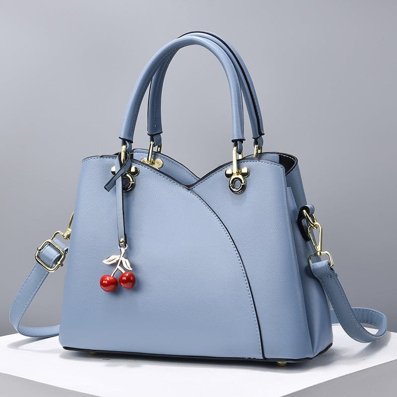 Arlene Cherry Charm Top Handle Handbag_5
