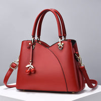 Arlene Cherry Charm Top Handle Handbag