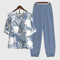 Elspeth Printed Relaxed Two-Piece Set
