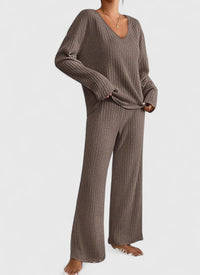 Helewise Knit Lounge Two-Piece Set