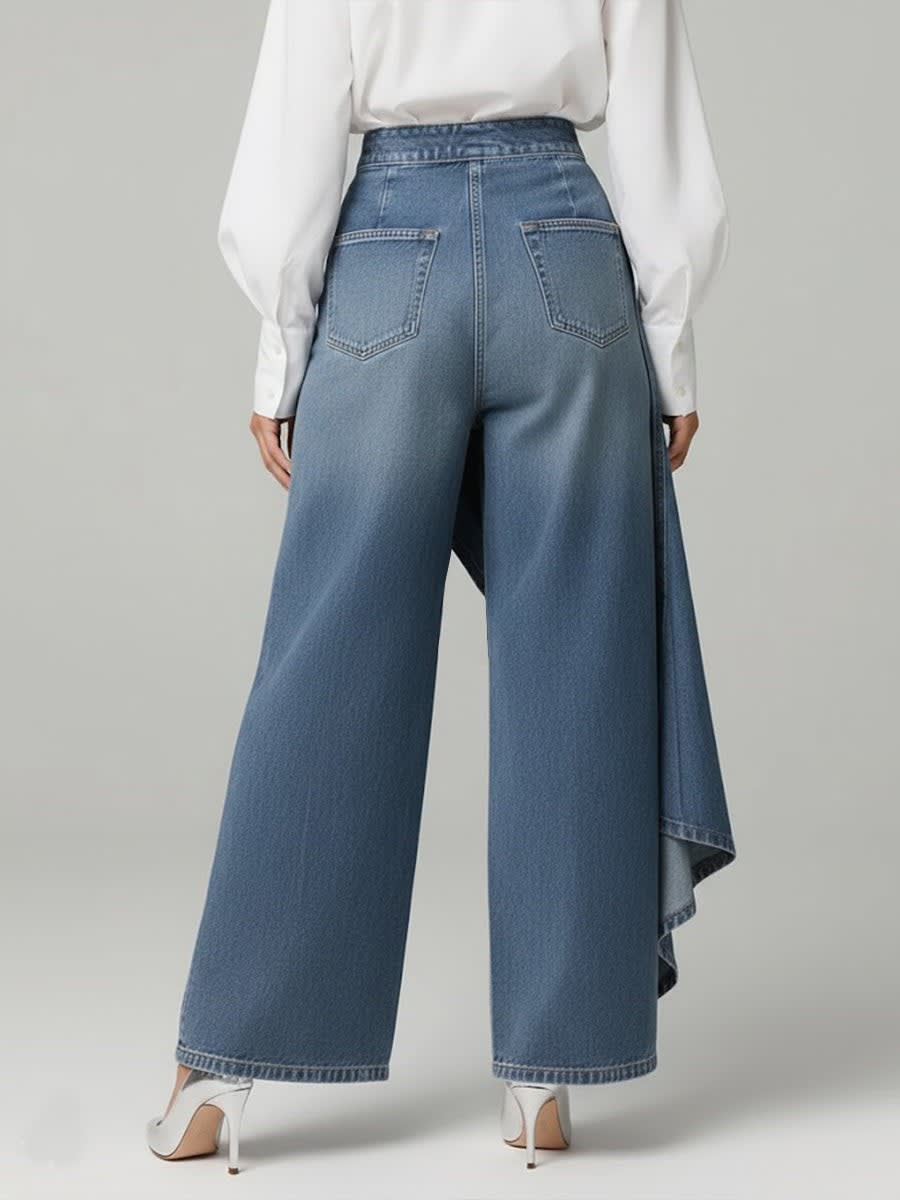 Jessie Wrap Front Wide Leg Jeans_4