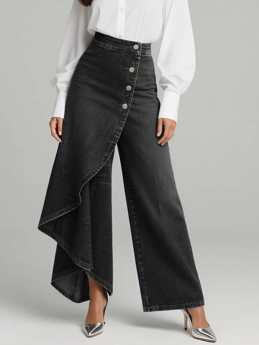 Jessie Wrap Front Wide Leg Jeans_5