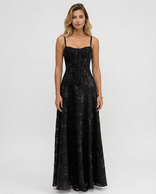 Theodora Corset Bodice Maxi Dress_1