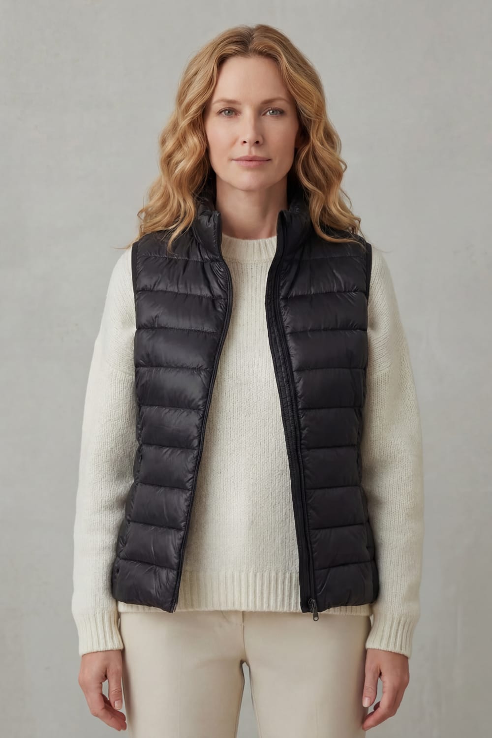 Ayla Lightweight Quilted Puffer Vest