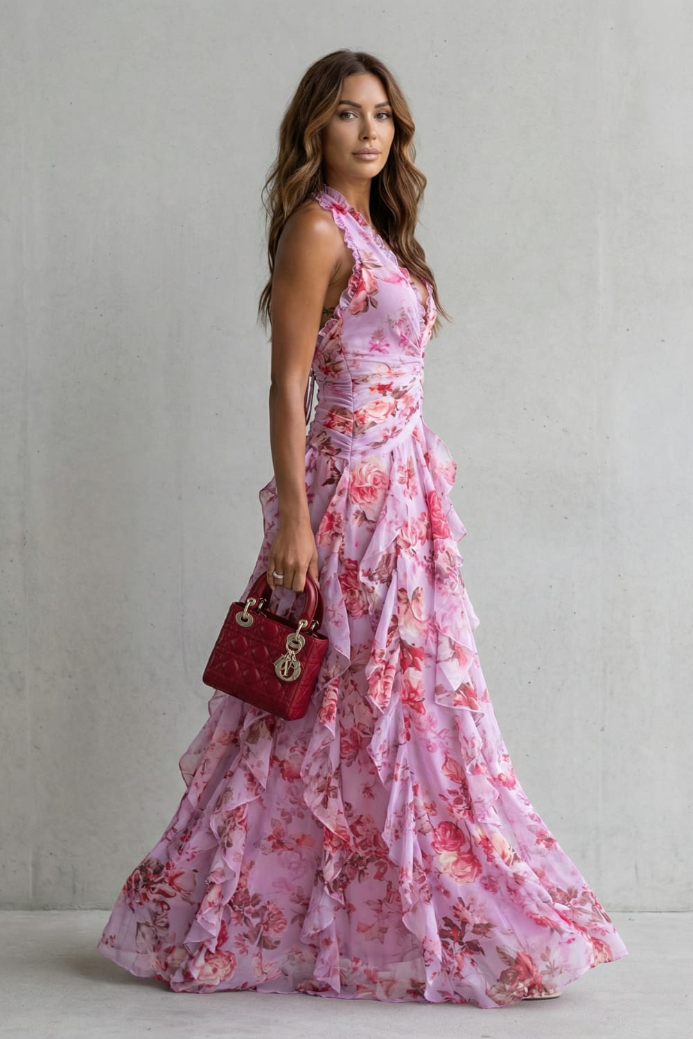 Tiana Floral Ruffle Maxi Dress_3