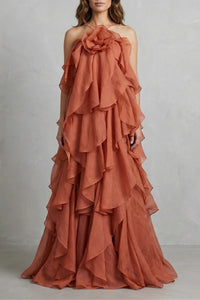 Jinta Tiered Ruffle Maxi Dress