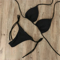 Emeline Halter Tie Side Bikini