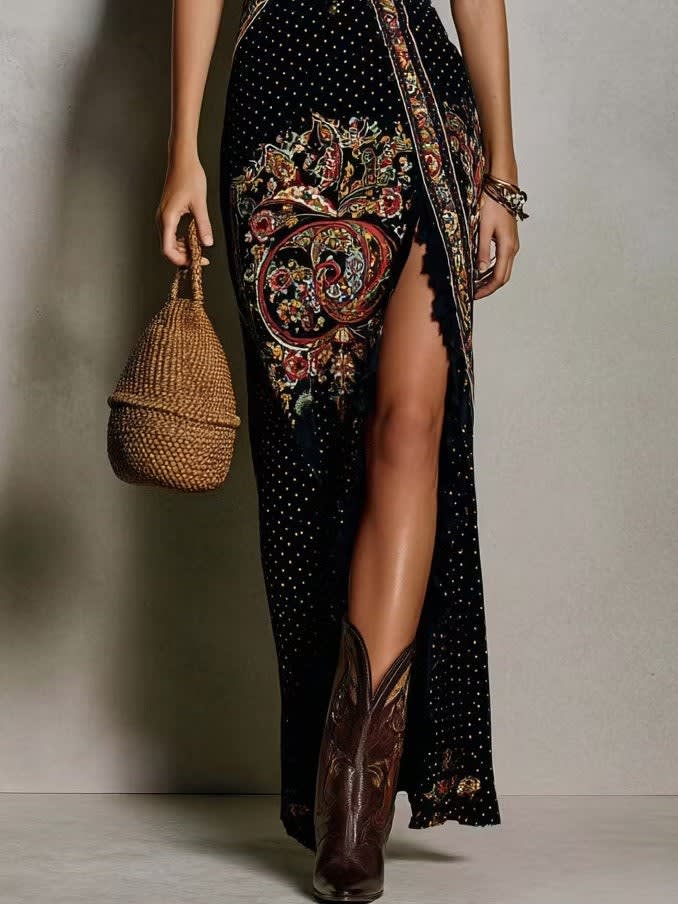 Brenda Paisley Print Maxi Dress_3