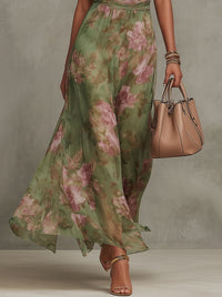 Primrose Floral Halter Maxi Dress