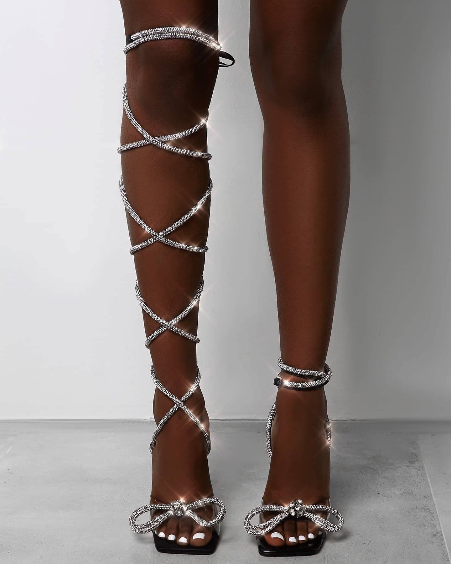 Tove Rhinestone Bow Heeled Sandals_8