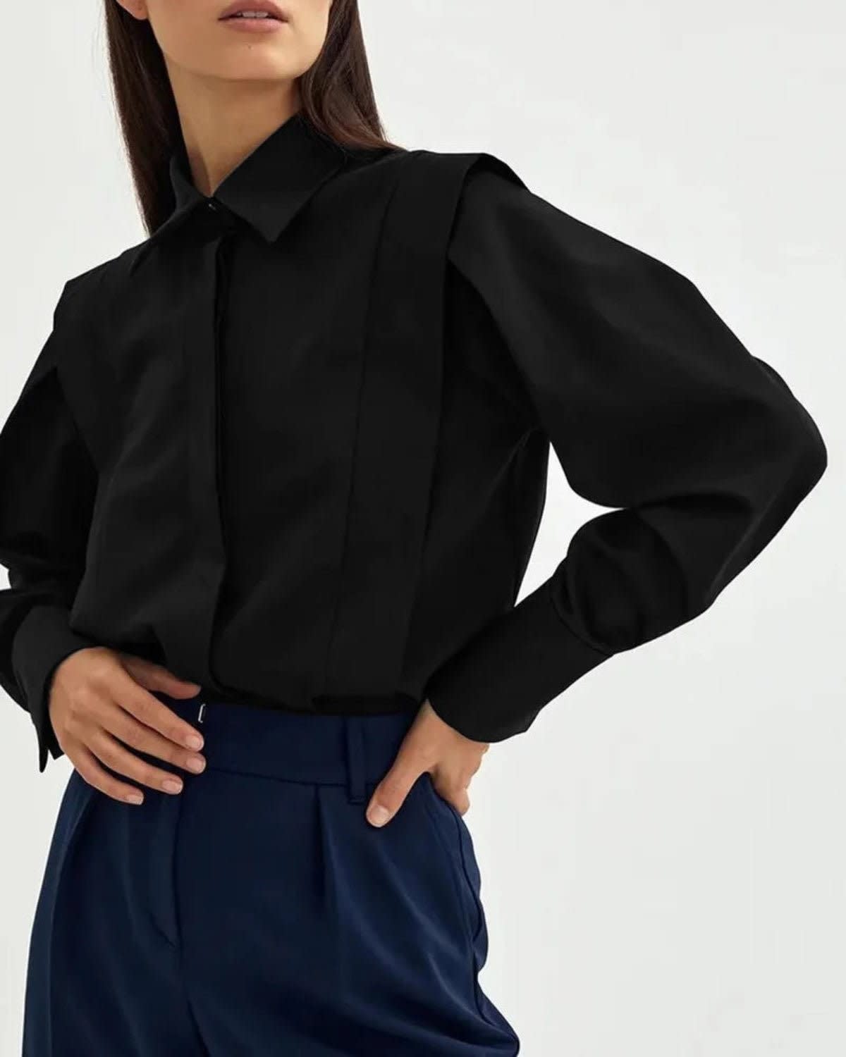 Camryn Oversized Cotton Button Down Shirt