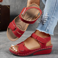 Gemma Double Strap Wedge Orthopedic Sandals