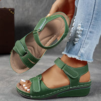 Gemma Double Strap Wedge Orthopedic Sandals