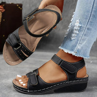 Gemma Double Strap Wedge Orthopedic Sandals