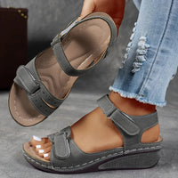 Gemma Double Strap Wedge Orthopedic Sandals