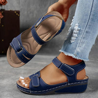 Gemma Double Strap Wedge Orthopedic Sandals
