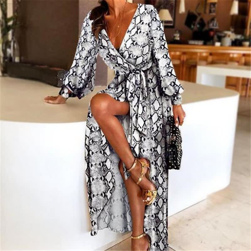 Gladys Baroque Print Wrap Maxi Dress_12