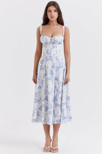 Dagny Sweetheart Corset Midi Dress