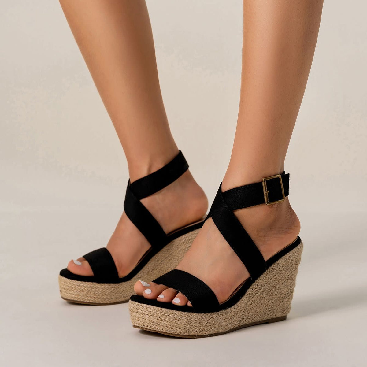 Josephine Hartley Espadrille Wedge Sandals