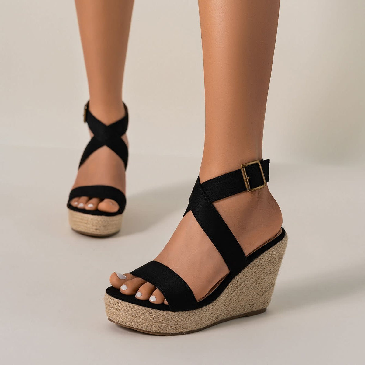 Josephine Hartley Espadrille Wedge Sandals