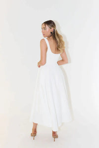 Iona Square Neck Cocktail Midi Dress