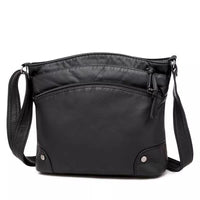 Carol Leather Multi Pocket Shoulder Bag