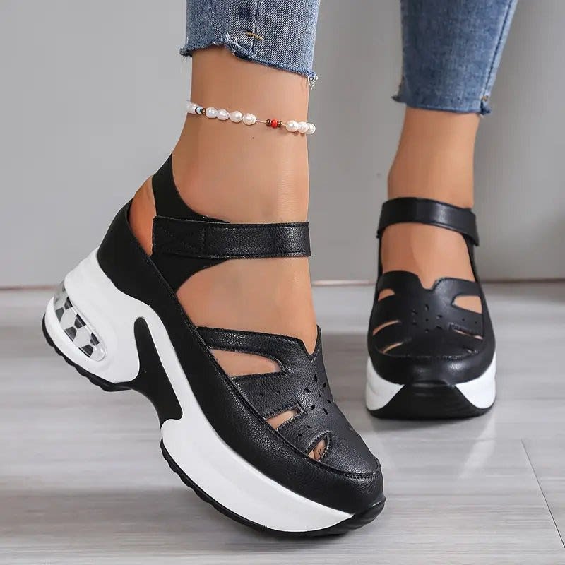 Sadie Adjustable Strap Platform Orthopedic Shoes