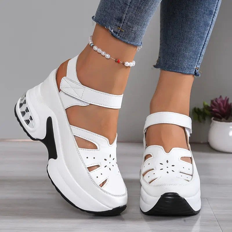 Sadie Adjustable Strap Platform Orthopedic Shoes_3