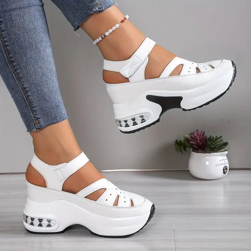 Sadie Adjustable Strap Platform Orthopedic Shoes
