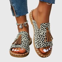 Nina Tassel Slide Orthopedic Sandals